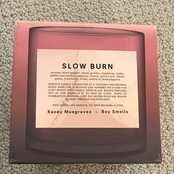 Boy Smells SLOW BURN candle - Picture 3 of 6